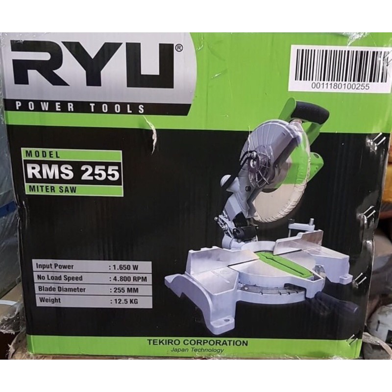 Jual RYU RMS255 RMS 255 MESIN POTONG ALUMUNIUM MITRE SAW MITER SAW ...