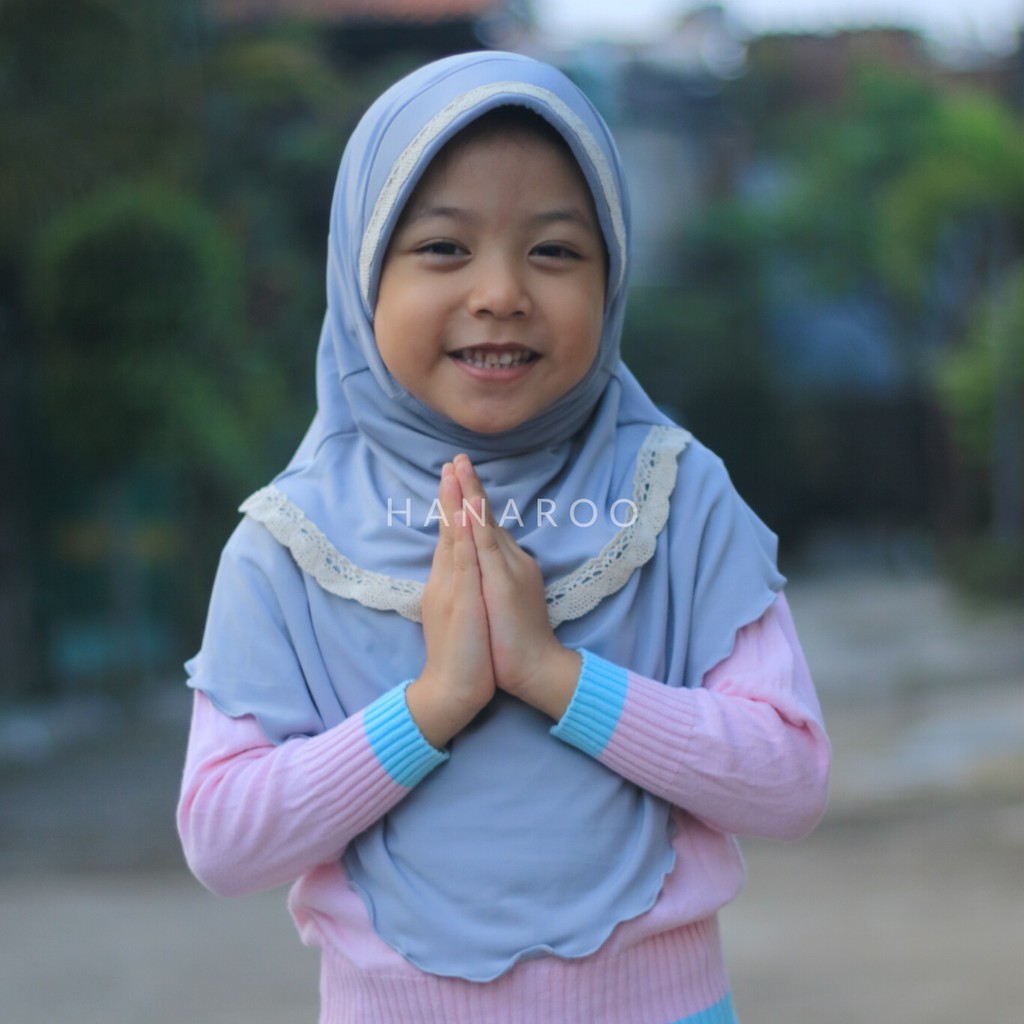 Jual Hanaroo Hijab Masker Niqob Naura Anak (2-7th) | Shopee Indonesia