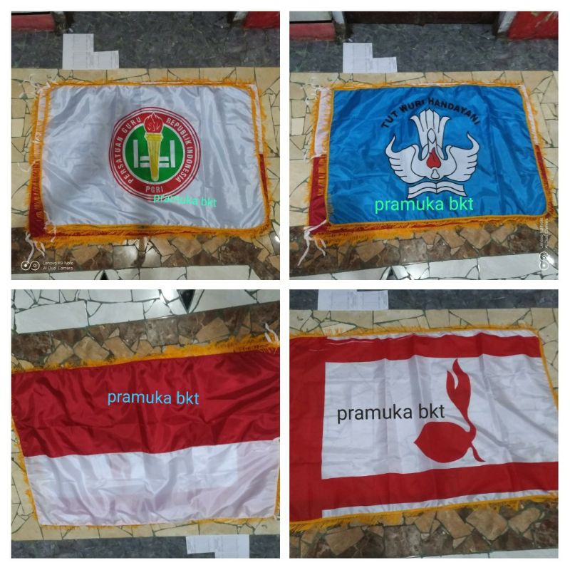 Jual Bendera plus rumbai ukuran 80x120cm satuan | Shopee Indonesia