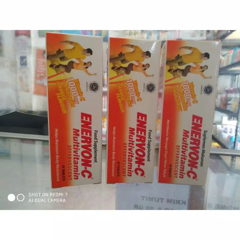 Jual Enervon C Effervescent Isi Per Botol Shopee Indonesia