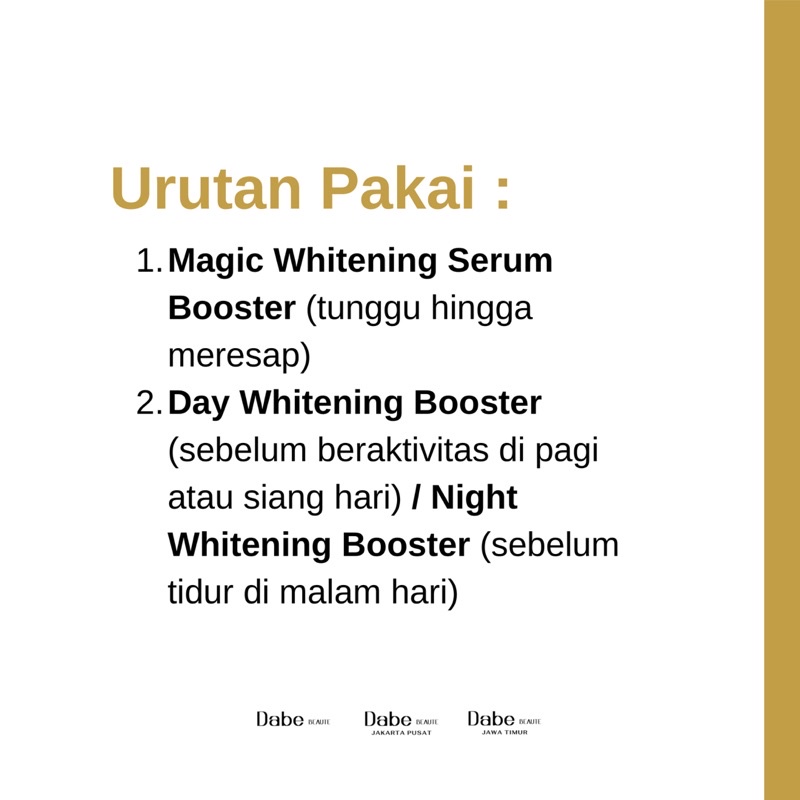 Product image Dabe Beaute Premium Booster Whitening dabebybellashofie Dabebeaute 2
