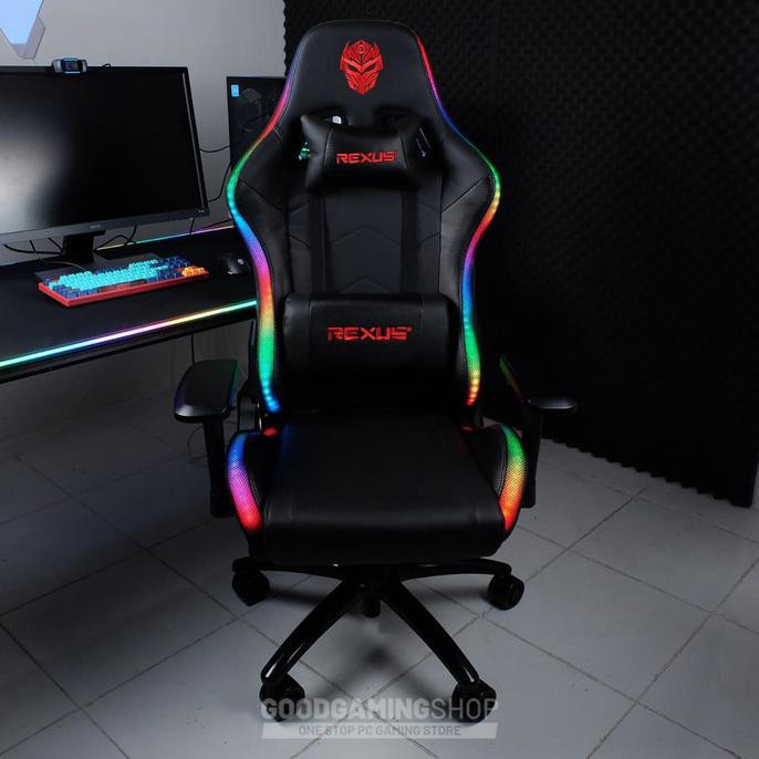 Jual Rexus RGC103-RGB - Gaming Chair - Hitam | Shopee Indonesia