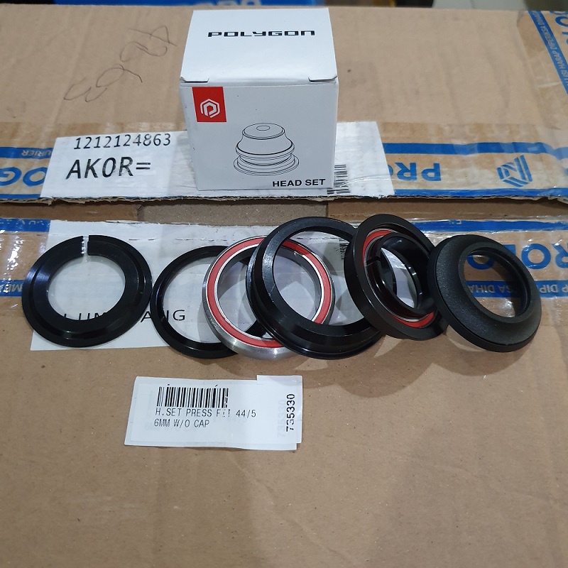 Jual headset sepeda tapered 44 / 56 mm bearing MTB polygon siskiu ...