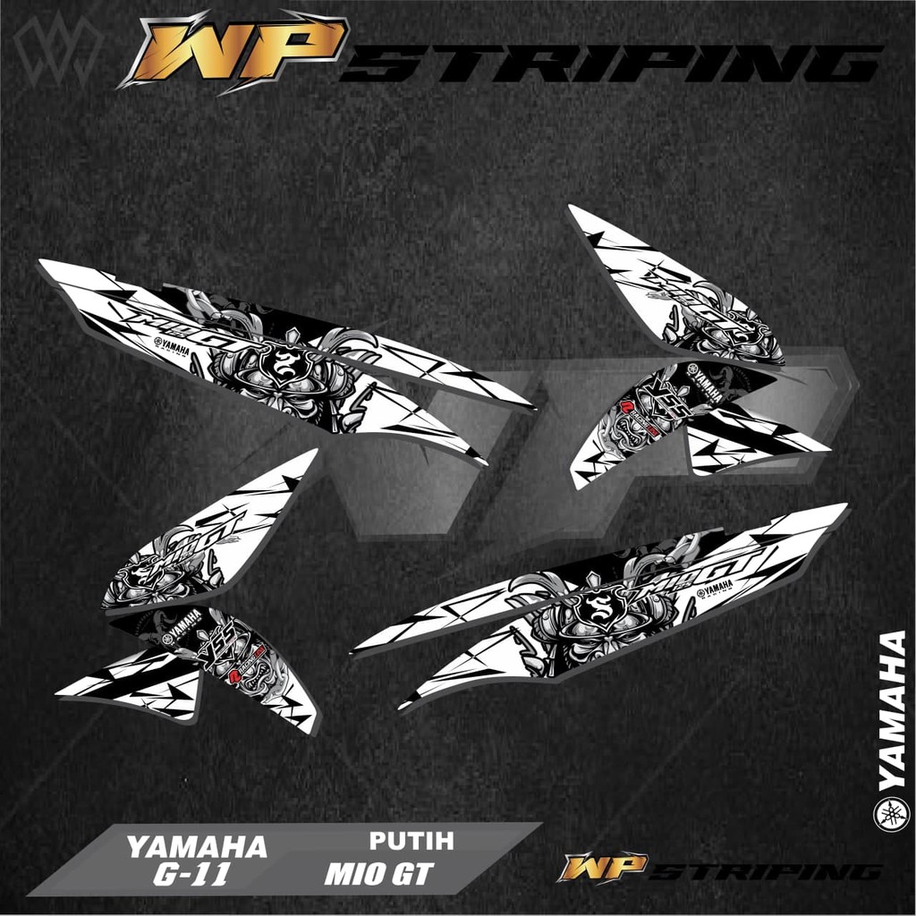 Jual Stiker Striping MIO GT/Sticker Variasi List Skotlet Motor Yamaha ...