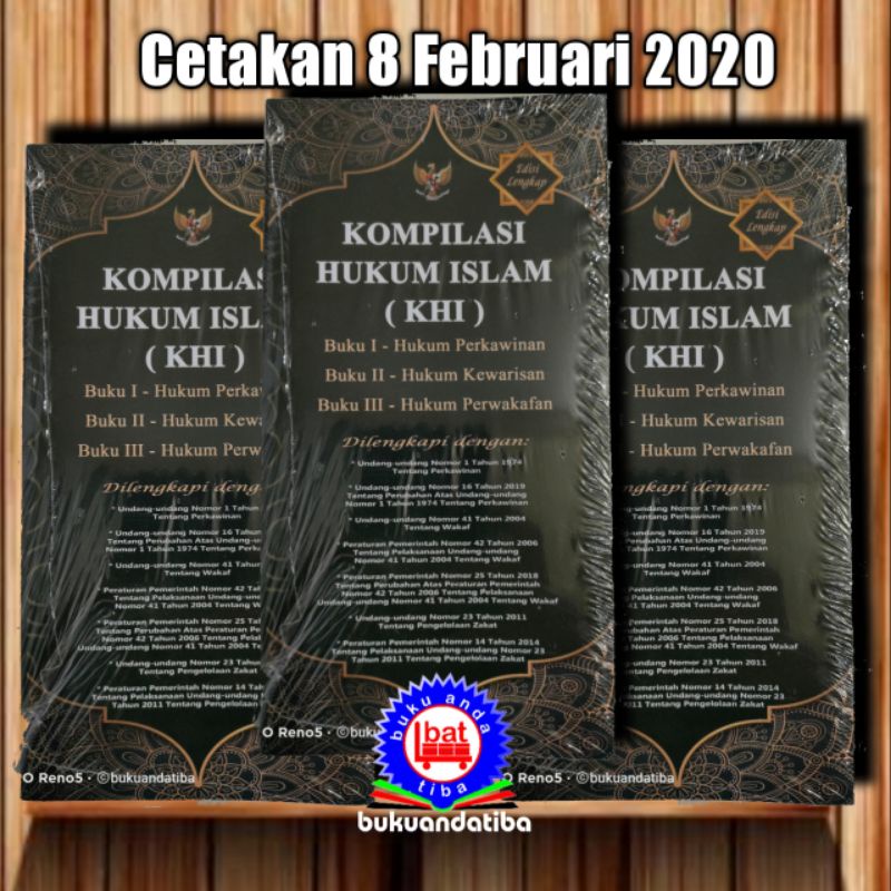 Jual BUKU KOMPILASI HUKUM ISLAM KHI DI LENGKAPI UNDANG UNDANG ...