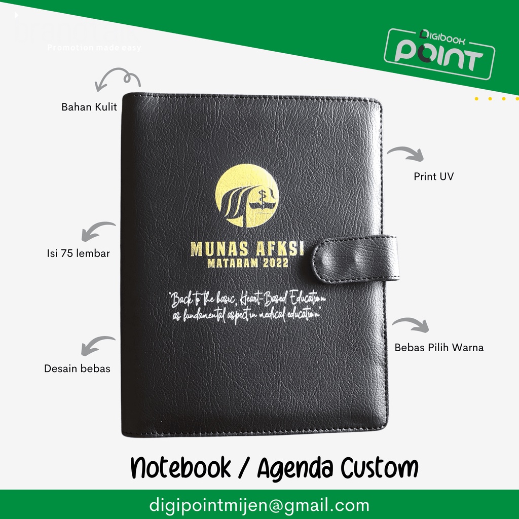 Jual Binder / Agenda Kulit Custom - Desain Suka - Suka | Shopee Indonesia