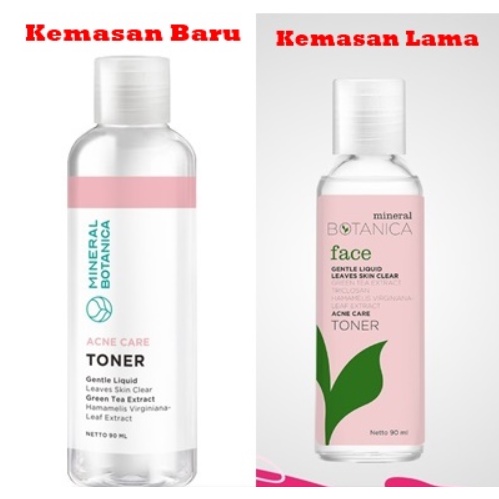 mineral BOTANICA Face Acne Care Cleansing Milk ACNE Care Toner 90ml