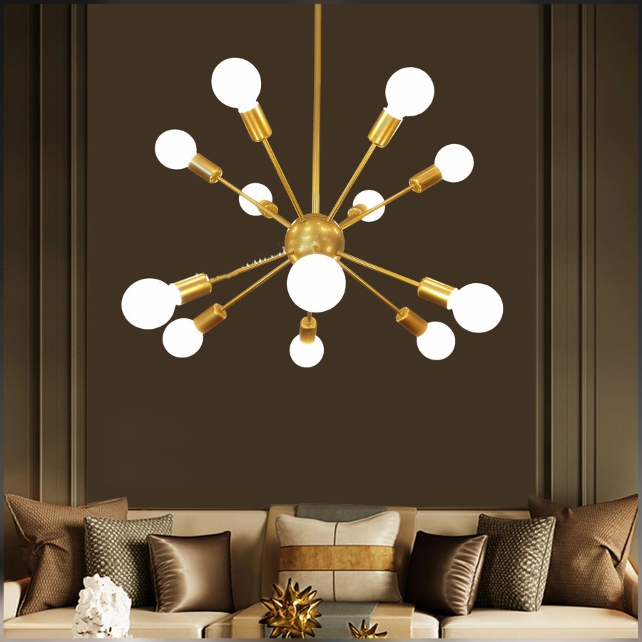 Jual Lampu Hias Gantung Ceiling Design BENTUK SEPERTI MATAHARI CONTEMPORER MODERN THE SUNRISE