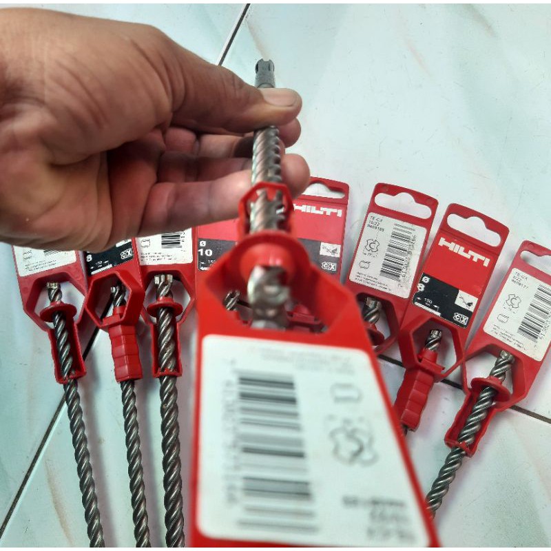 Jual mata bor sds hilti original 12mm x 150mm panjang keseluruhan 21cm