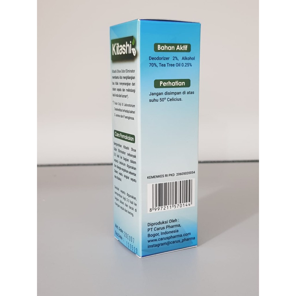 Jual Kitashi Shoe Odor Eliminator 60 ml | Shopee Indonesia