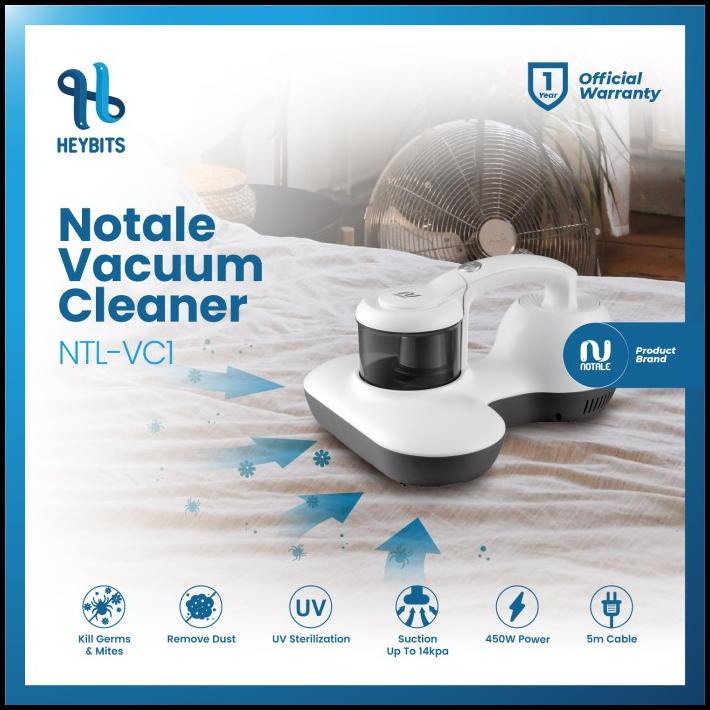 Jual Notale Uv Anti Dust Mite Vacuum Cleaner 14Kpa Hepa Filter Shopee