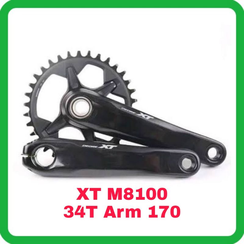 Parts, Shimano, Crank Arm Set, FC-M8050, Deore XT (M8100