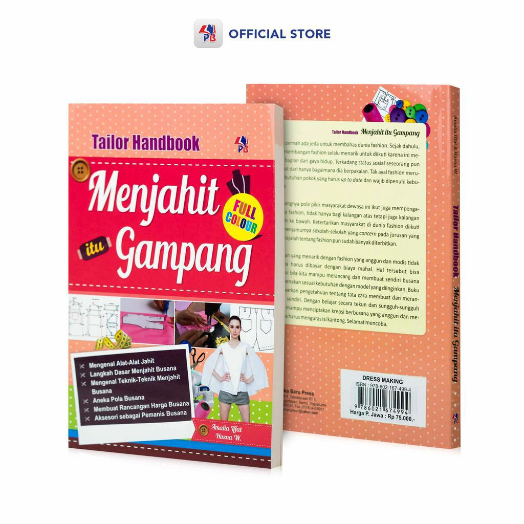 Jual Buku Pola Dasar Menjahit : Tailor Handbok Menjahit Itu Gambang ...