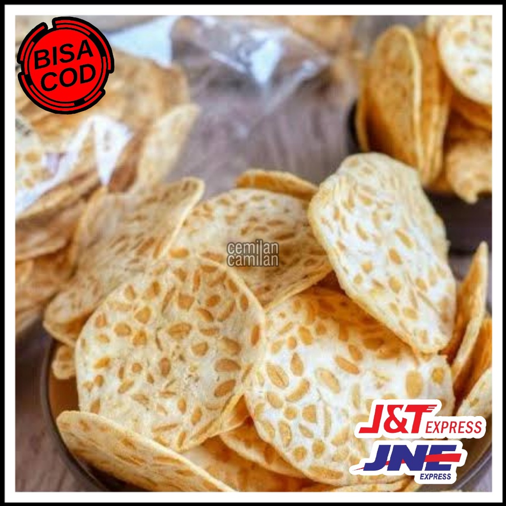 Jual Keripik Tempe Sagu 250 Gram Snack Kiloan Cemilan Camilan Makanan