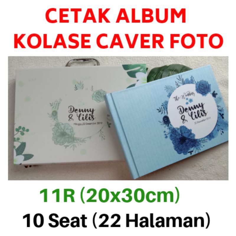Jual Album kolase cetak+ Edit +Koper foto..10Seat 22Halaman | Shopee ...
