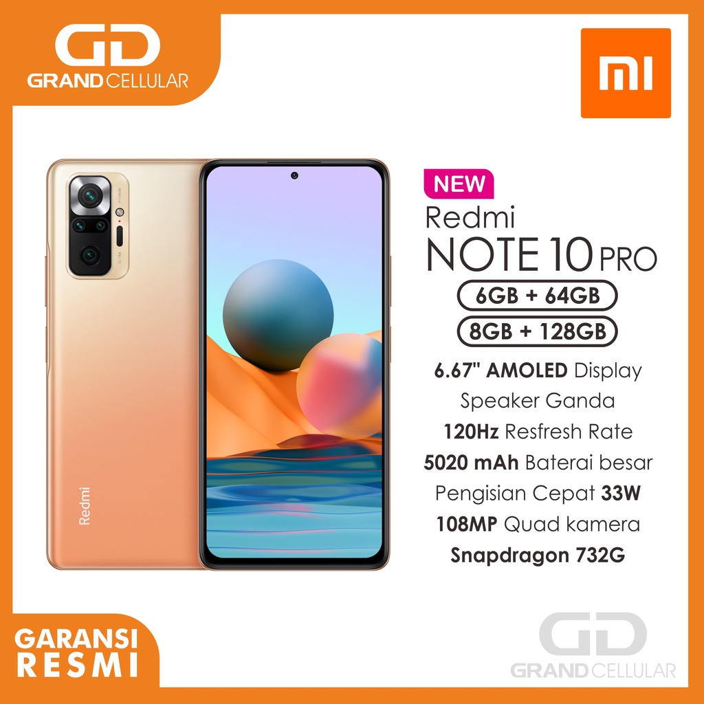 harga redmi note 10 pro ram 8 128 baru