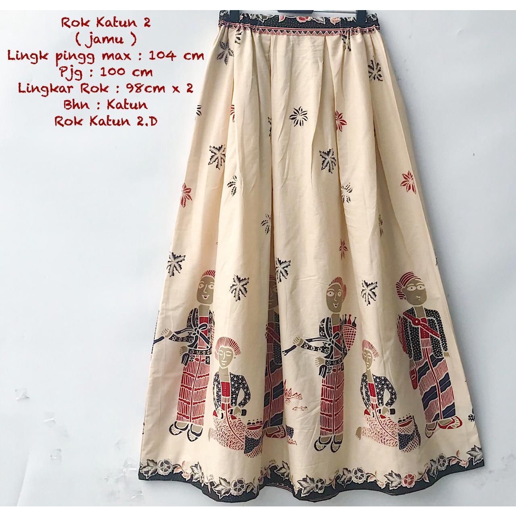 Jual Rok katun batik solo karakter | Shopee Indonesia