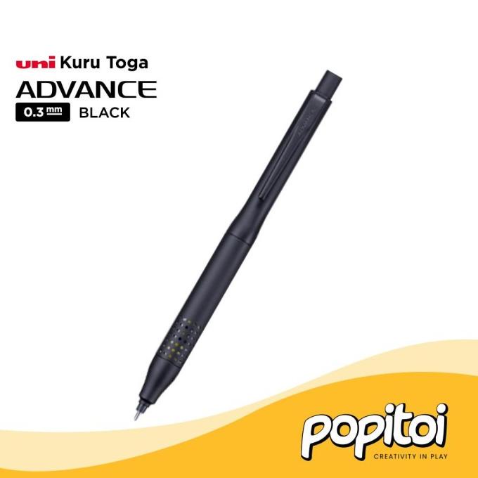 Portamine Uni Kurutoga Advance 0.5 Mm - Meccanismo Anti-Rottura, Design Blu Navy - Foto 2
