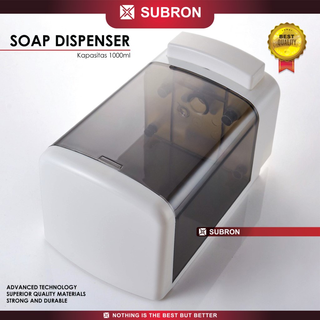 Jual SUBRON Soap Dispenser Besar 1000ml Wadah Tempat Sabun Cair Shampo ...
