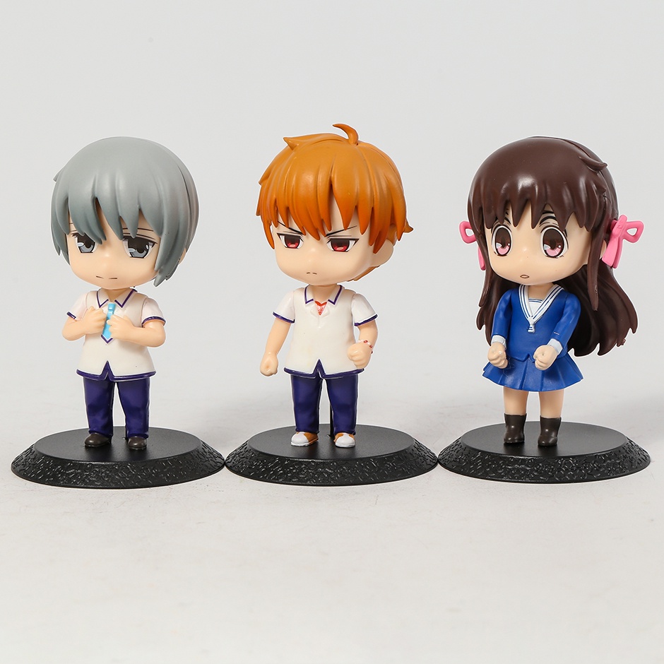 Jual Figure Anime Fruit Basket Tohru Honda Kyo Sohma Sohma Yuki set 3 ...