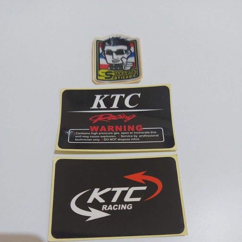 Jual Sticker Stiker Ktc Racing Ktc Warning Sticker Shock | Shopee Indonesia