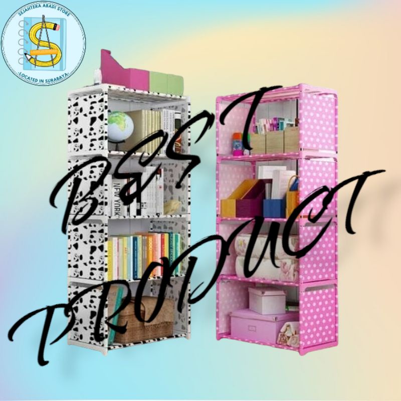 Jual Rak Buku Tingkat Susun Serbaguna Jeon Pcs Shopee Indonesia