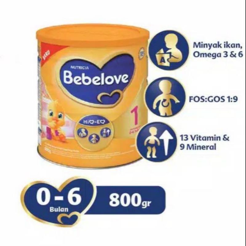 Jual Bebelove 1 Susu Formula Bayi (0-6 Bulan 800g) | Shopee Indonesia