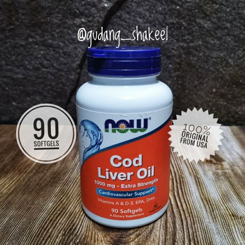 Huile De Foie De Morue Now Foods 650 Mg - 250 Softgels (gélules) - Fabriqué Aux USA