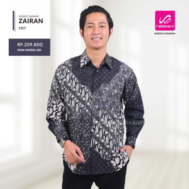 Jual KEMKO BAJU KOKO DAN GAMIS SARIMBIT COUPLE ZAIRAN RABBANI ORIGINAL ...