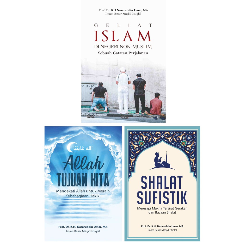 Jual Buku Paket Karya Prof Dr Nasaruddin Umar - Imam Besar Masjid ...