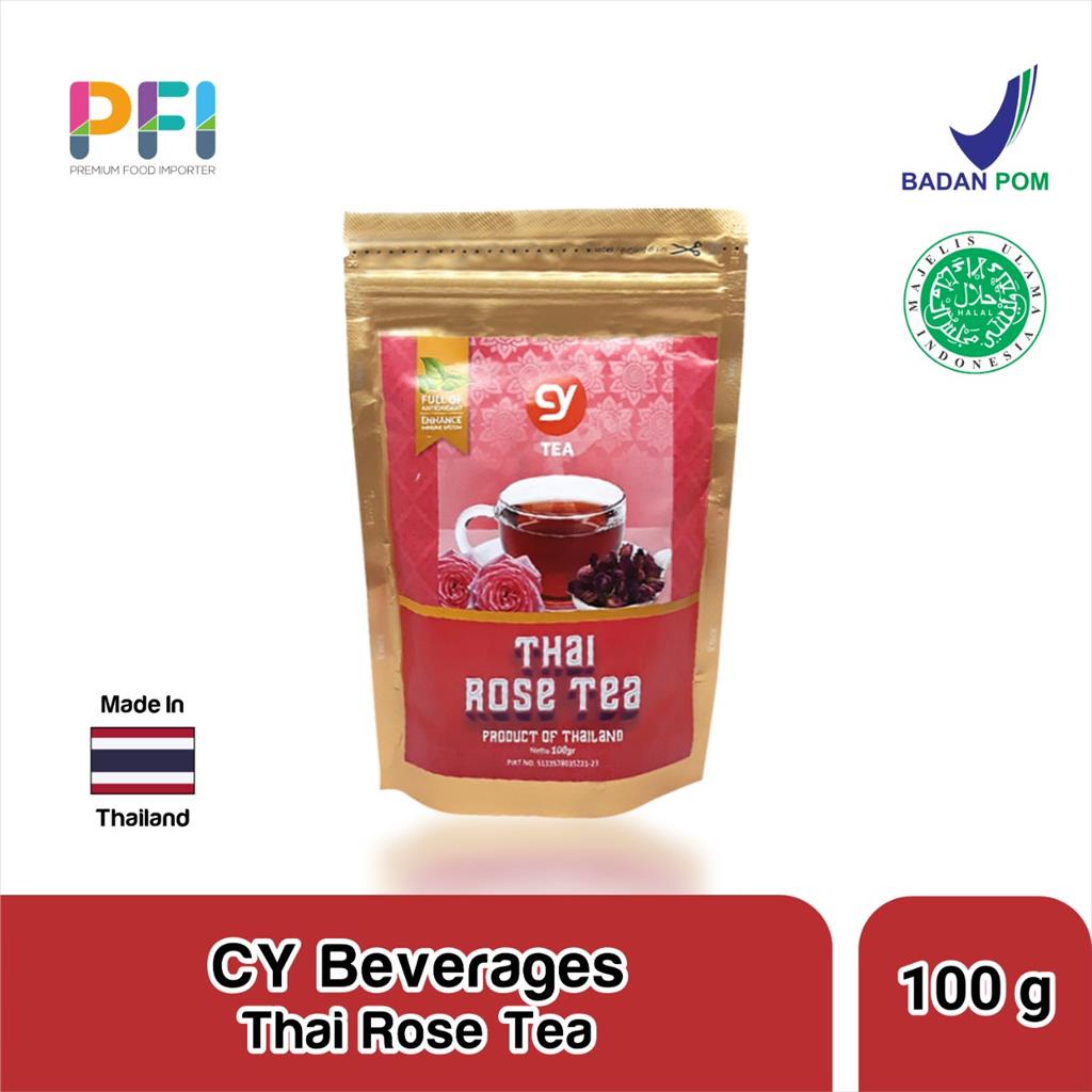 Jual CY Original Thai Rose Tea Product Of Thailand 100 Gr | Shopee ...