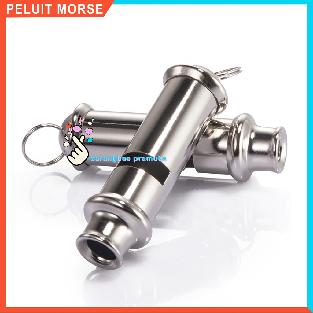 Jual Peluit Pluit Morse Pramuka Besi Stainles Logam | Shopee Indonesia