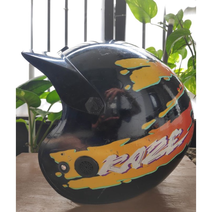 Jual Helm jadul kawasaki Kaze R original | Shopee Indonesia