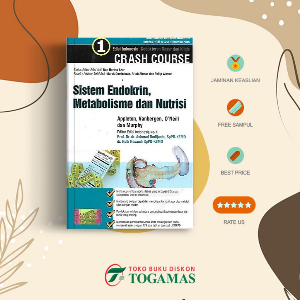 Jual Crash Course : Sistem Endokrin, Metabolisme Dan Nutrisi (Edisi ...