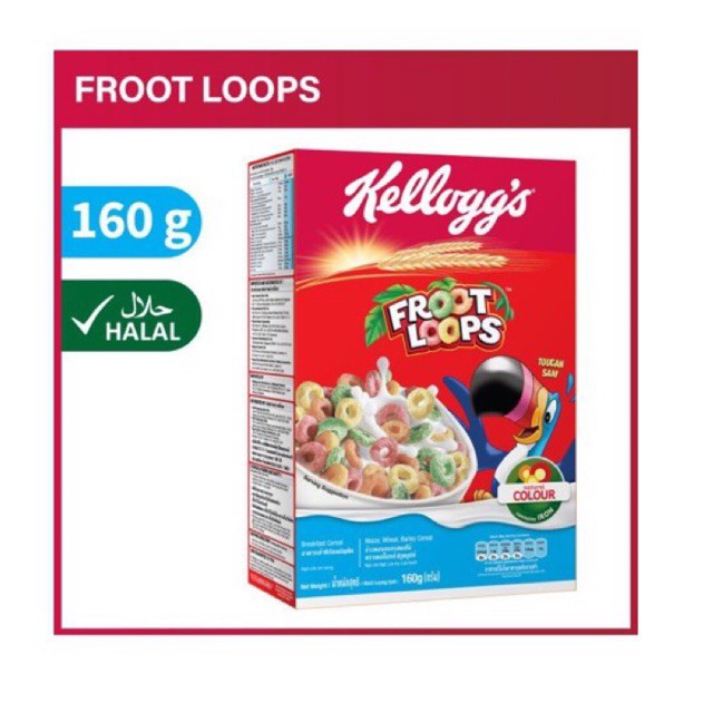 Jual Kellogg’s Froot Loops 160 Gram Free Kellogg’s Ruller | Shopee Indonesia