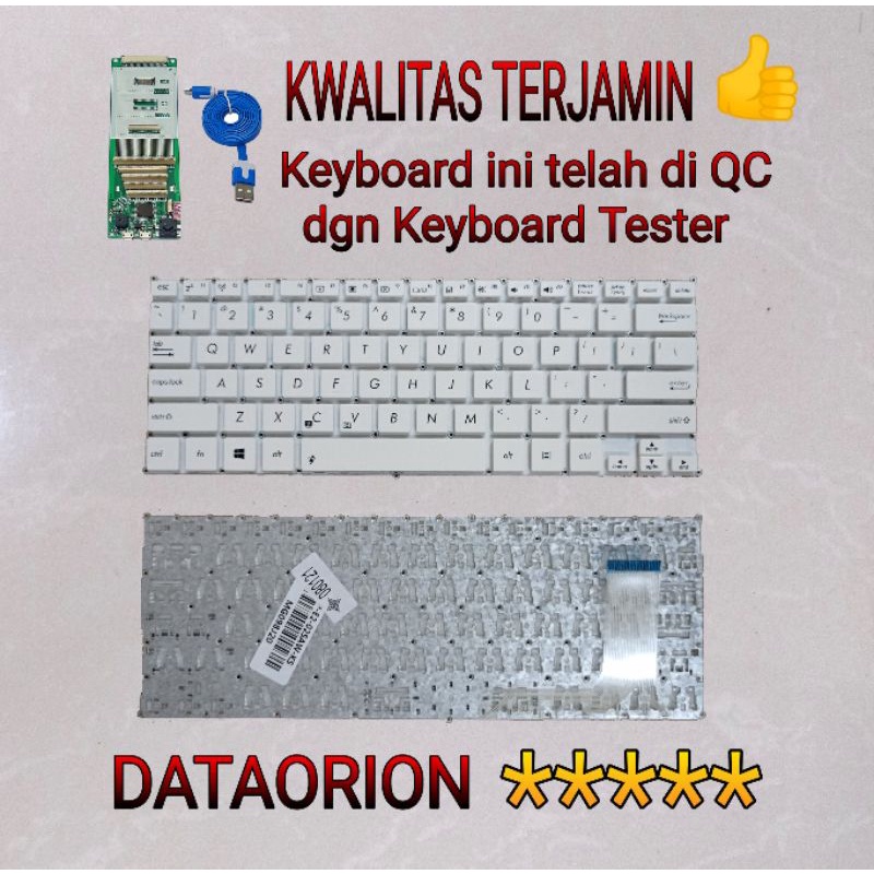 Jual Keyboard putih Asus E202 E2-02 E202m E203 E203M E203MA E203MAH ...