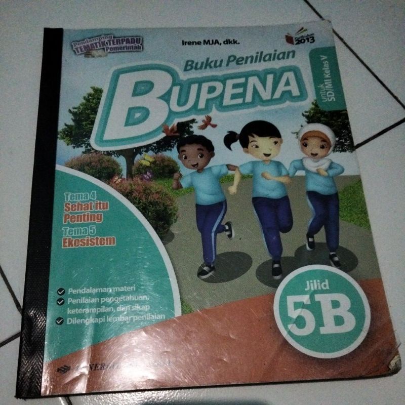 Jual Buku Bupena 5B, 5C, 5D Kelas 5 SD Erlangga (Bekas) | Shopee Indonesia
