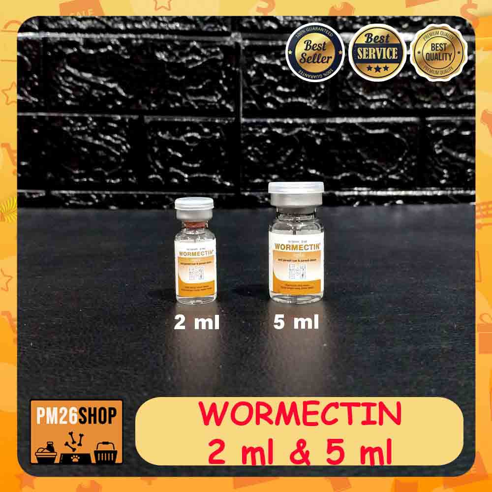 Jual Wormectin Injeksi Obat Kutu Tungau Kudis Cacing Camplak Demodex ...