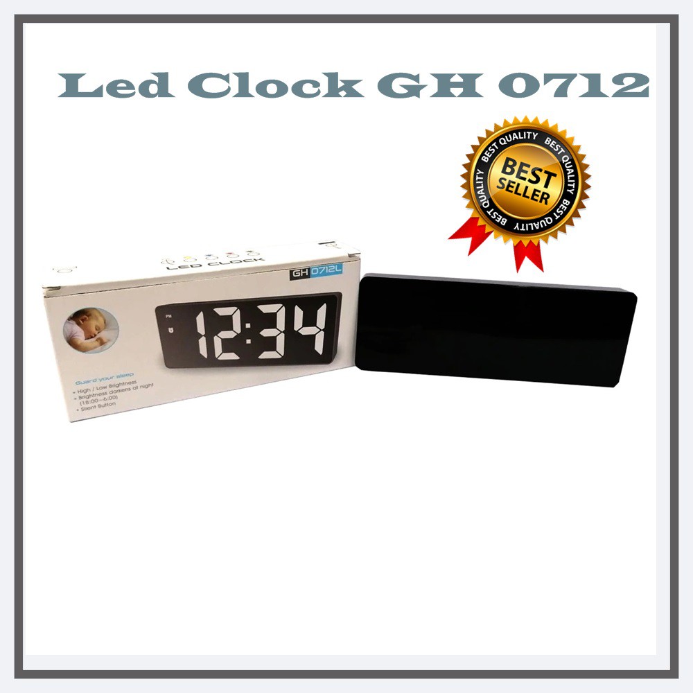 Jual Jam Led DIgital Clock Type GH 0712 L New Produk | Shopee Indonesia