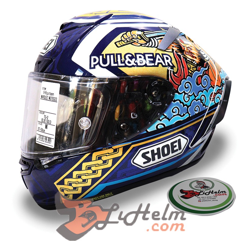 Harga helm shoei pull and sale bear