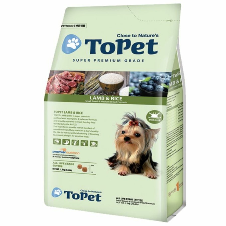 Jual Topet Dog Food Lamb & Vegetable - Makanan Anjing Topet Korea ...