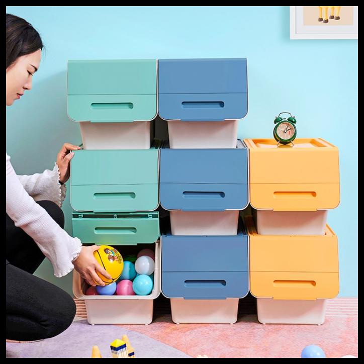 Jual Miniso Kotak Penyimpanan Mulut Kuda Nil Serbaguna Storage Box ...