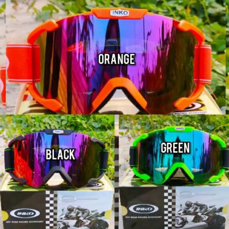 Jual Goggle helm cross / kacamata helm cross inko | Shopee Indonesia