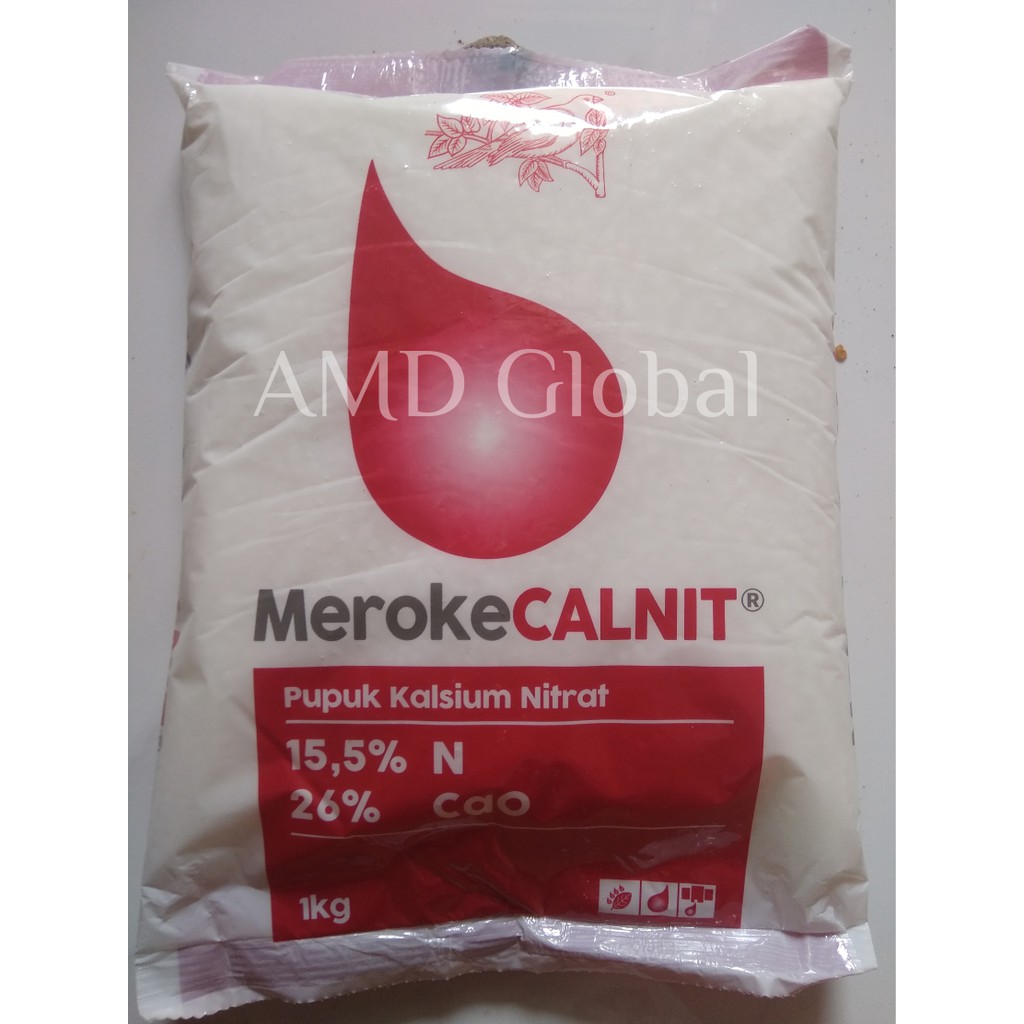 Jual Meroke Calnit - Pupuk Kalsium Nitrat Hidroponik 1 Kg | Shopee ...