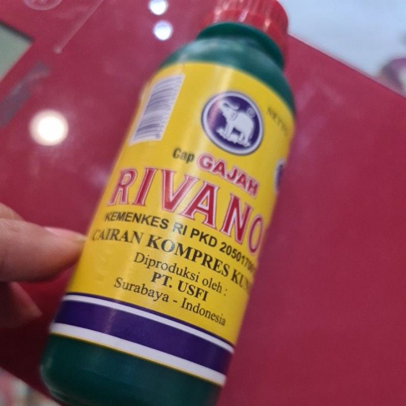 Jual RIVANOL CAIRAN KOMPRES LUKA CAP GAJAH 100ml* | Shopee Indonesia