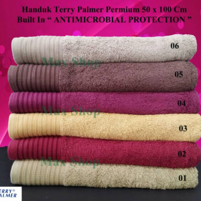 Jual Handuk Terry Palmer Premium 50x100cm / Handuk Mandi / Towel ...