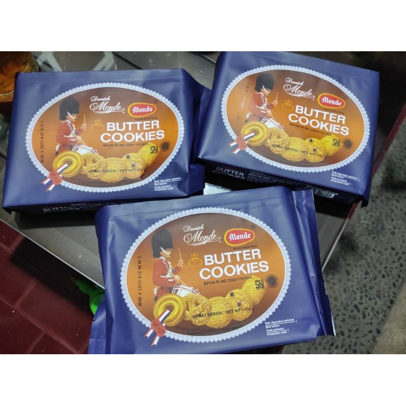 Jual Biskuit Monde Butter Cookies kemasan 150gr | Shopee Indonesia