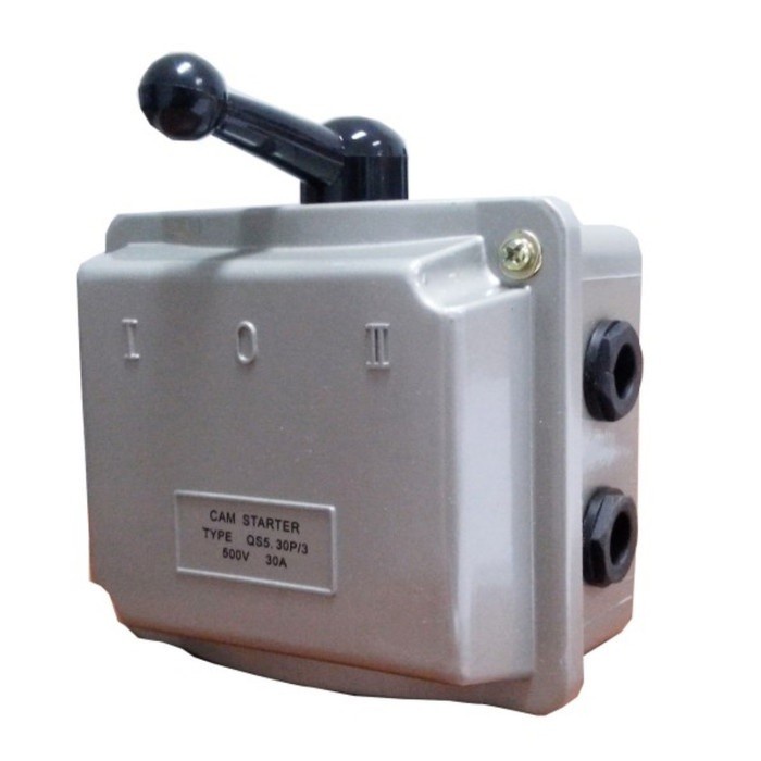 Jual Cam Switch QS5-30A 3Pole 30A PLN GENSET Saklar Stater ON-OFF-ON ...