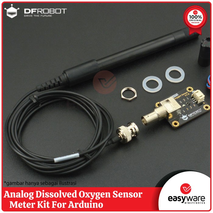 Jual Dfrobot Analog Dissolved Oxygen Sensor Meter Kit For Arduino Shopee Indonesia