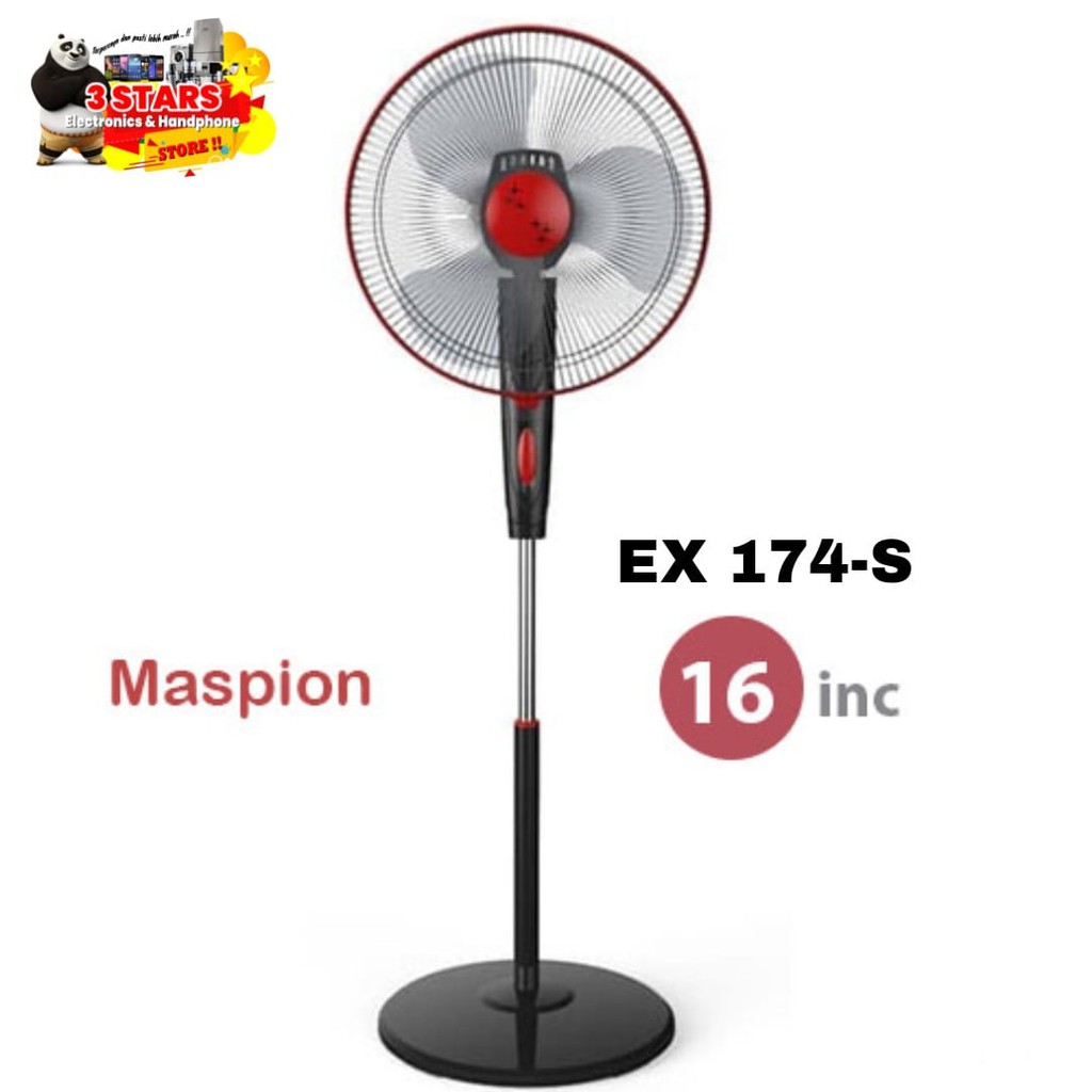 Jual Kipas Angin Berdiri Lantai Maspion Ex 174 S Stand Fan 16 Shopee Indonesia 3037